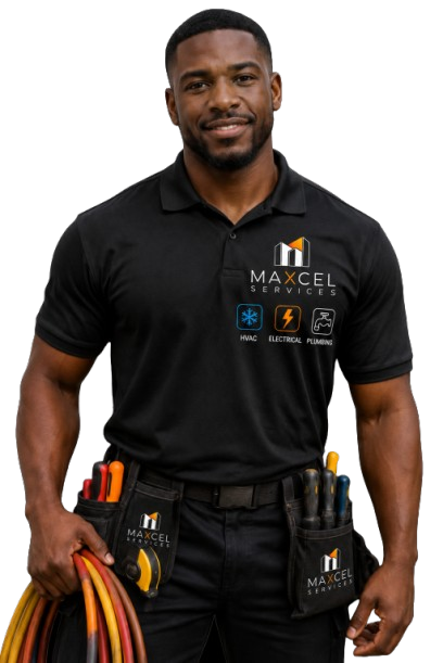 Maxcel Services technician ready to help